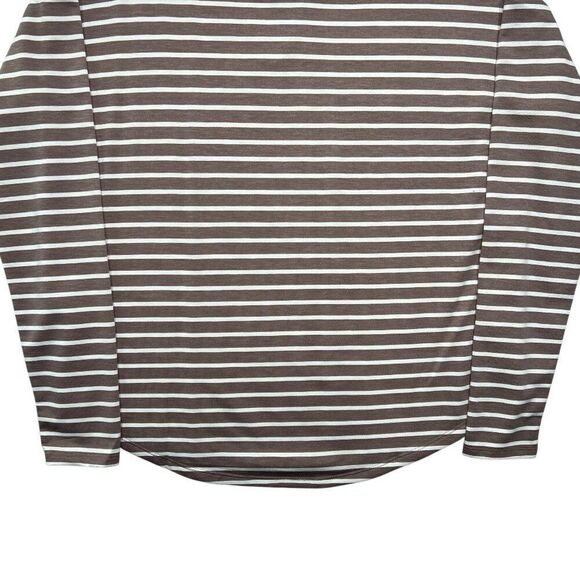 Maurices Women's Size Medium 24/7‎ Clara Striped Long Sleeve Tee - Picture 8 of 11